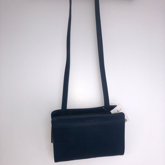 Matt&Nat Blue Leather Bag - Picture 2 of 4